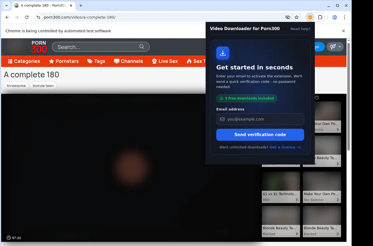 Porn 300 Video Downloader screenshot 5